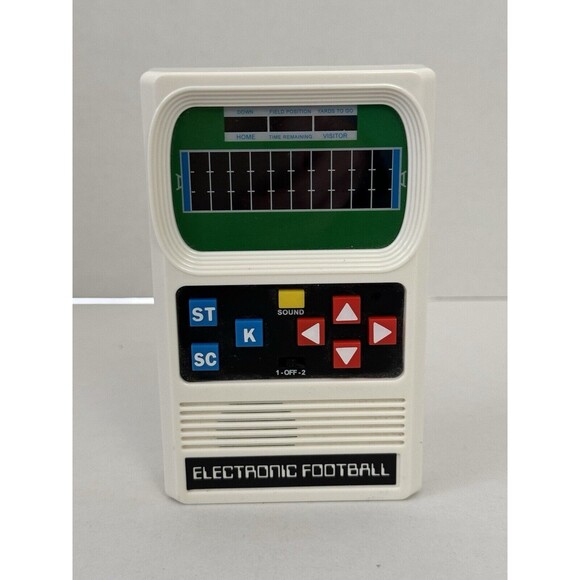 2002 Retro Mattel Classic Football Handheld Game Works Clean Rare Find